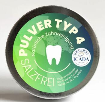 Zahnputzpulver Typ 4 Salzfrei
