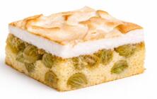 Stachelbeer-Baiser Kuchen