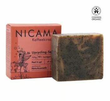 Upcycling Peelingseife Kaffeekirsche